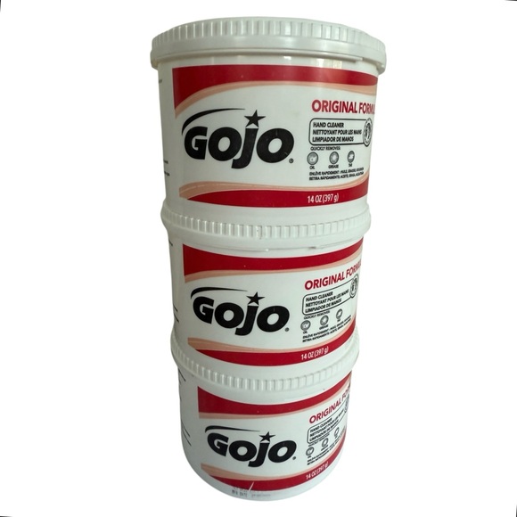 Gojo Original Formula Hand Cleaner 14 oz Tubs 3 Total New - Picture 1 of 4